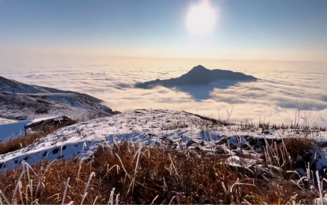 这是武功山的冬天吗?