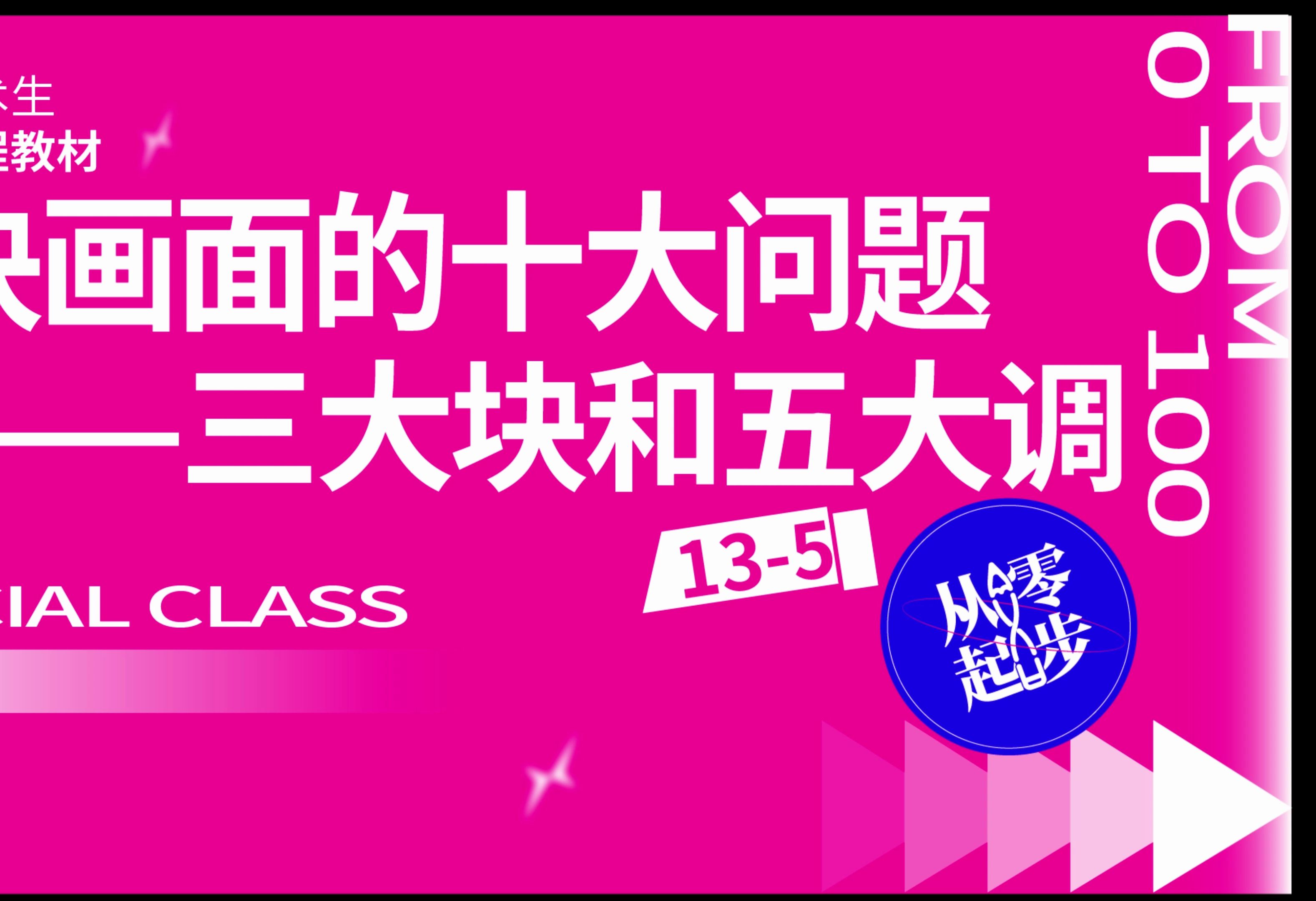 素描问题解决篇———三大块和五大调【从零起步系列课程】哔哩哔哩bilibili