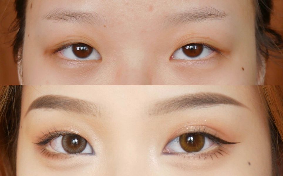 【漫笙】化妆矫正眼型技巧 | 內眦包眼头如何开眼头 | 整容级笑眼妆教