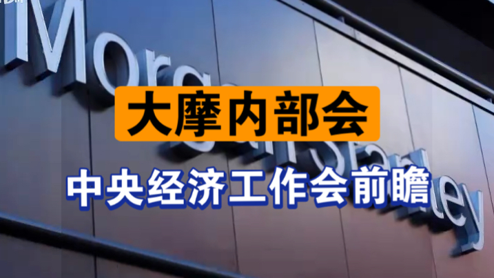 12月2日【大摩最新闭门会】中央经济工作会议前瞻,再次激辩中美投资投资机会哔哩哔哩bilibili