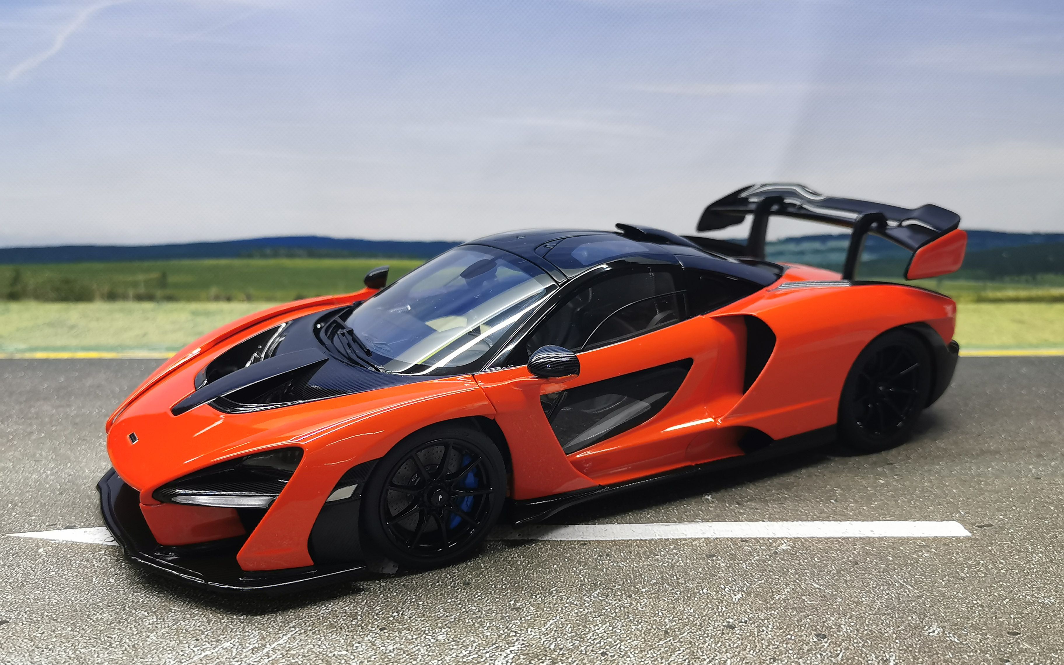 车模 第68期 autoart mclaren senna 1:18 aa 迈凯轮