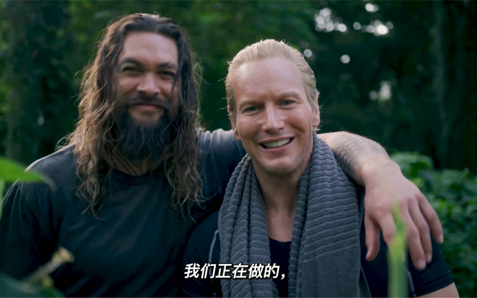 海王和奥姆同框兄弟情深带货都要一起来