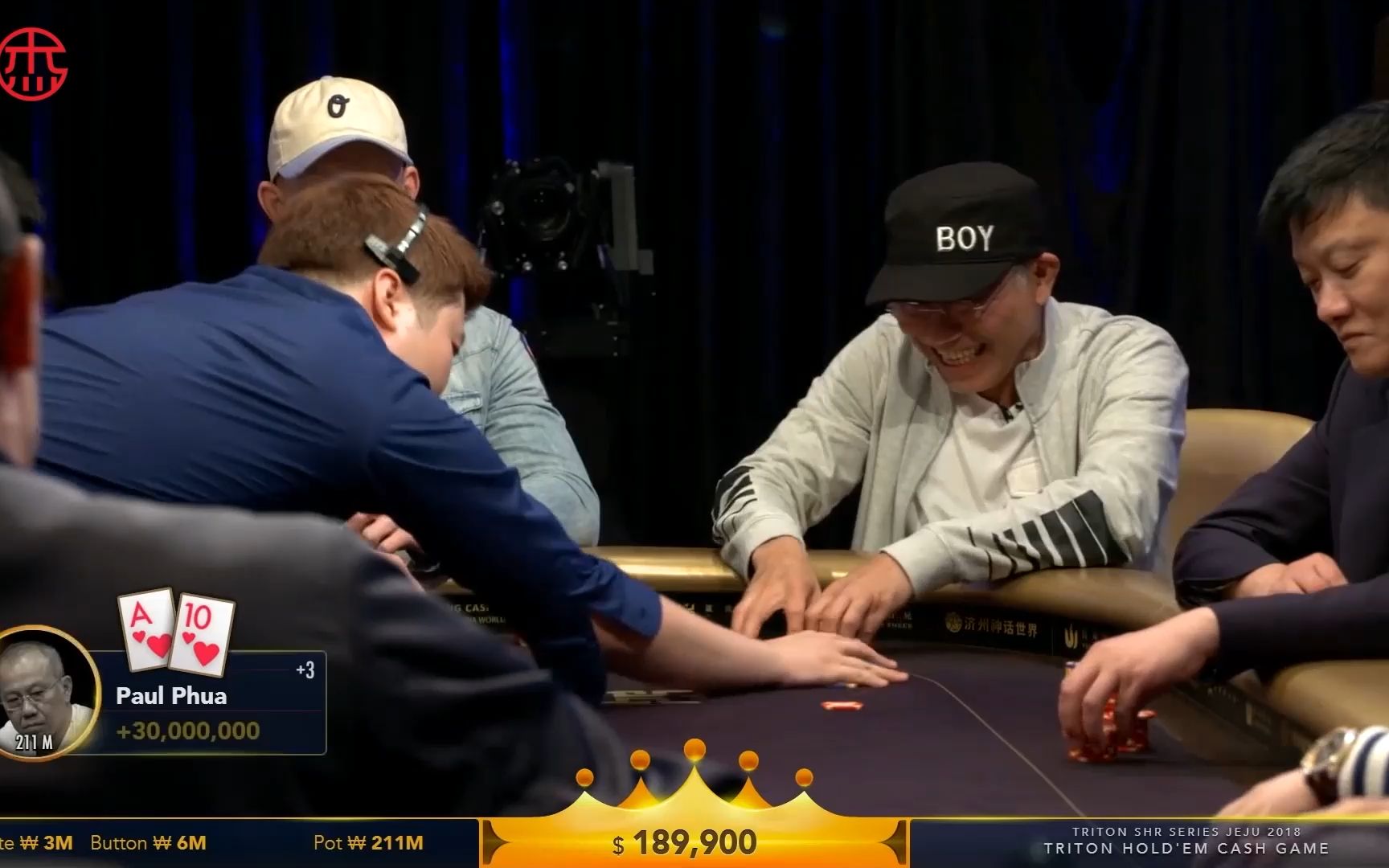 【朱杰德州扑克】济州岛超级豪客赛短牌系列 01集(中)