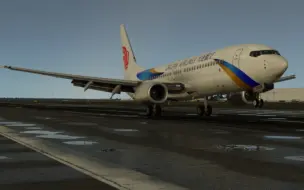 [XP12]西安咸阳-北京首都 大连航空738 ZBAA36R轻轻着陆