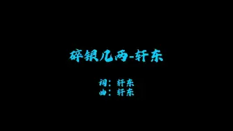 Download Video: 【动态歌词排版】【无损音质】《碎银几两》- 轩东「这人间两茫茫 把利字摆中央」【可下载做素材】