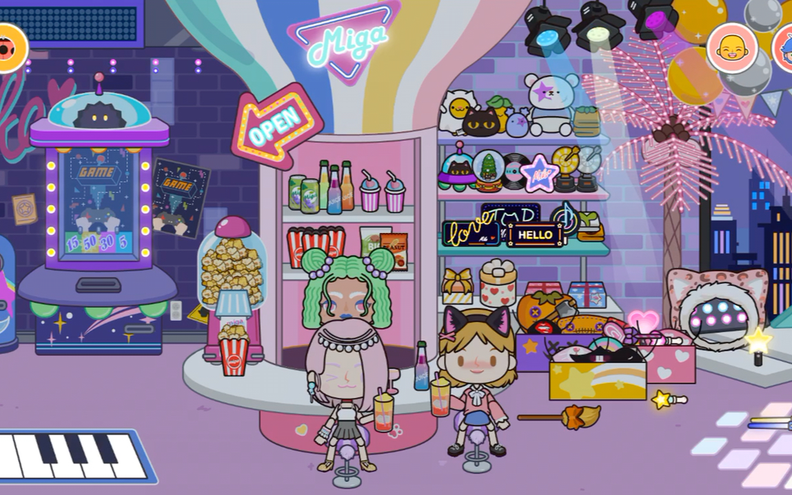 米加小填:世界 和闺蜜一起去电玩城