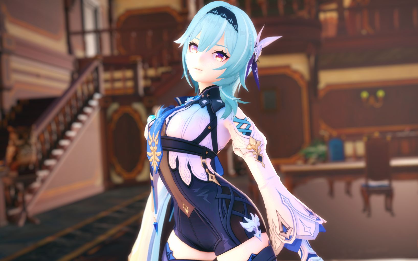 【原神mmd】说谎家 优菈 偷看我跳舞,胆子可不小,这仇我记下了哦