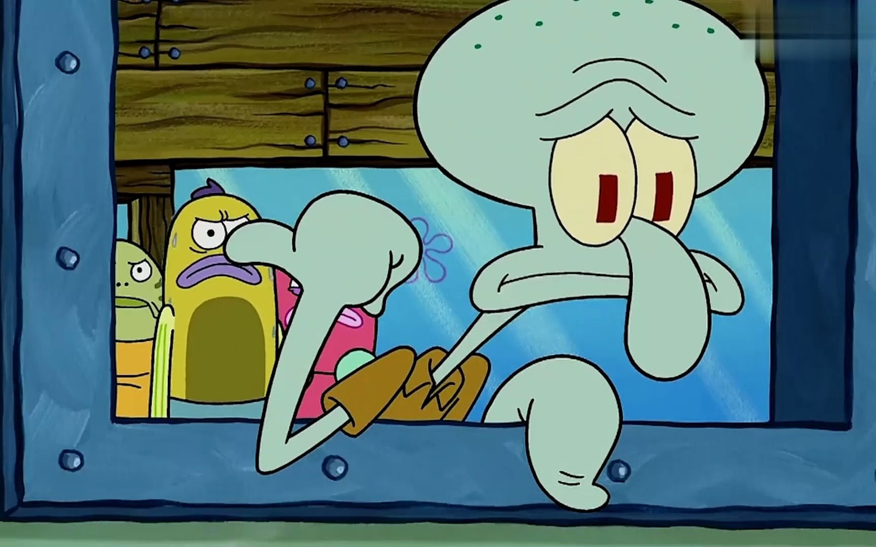 海绵宝宝:痞老板远程遥控煎铲,诱导小海绵,隐藏会得逞吗