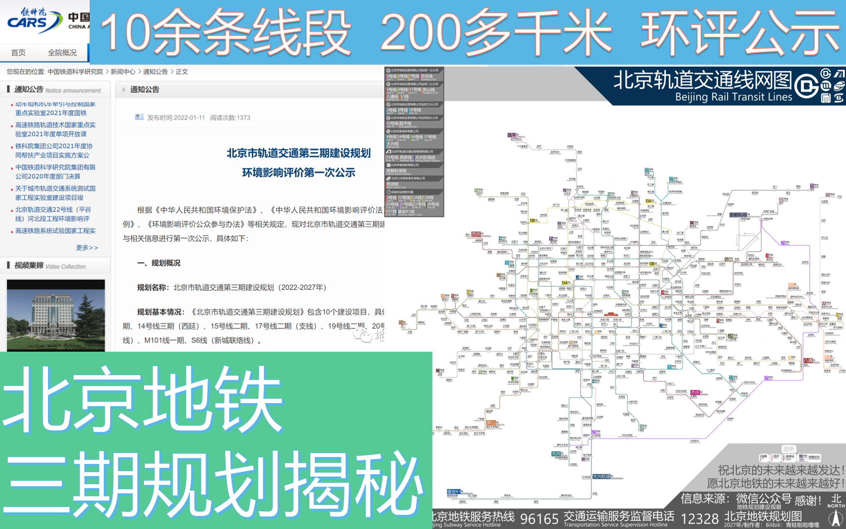 【北京地铁】增加200多千米?自制规划图?北京地铁三期(2027年)规划揭秘!哔哩哔哩bilibili