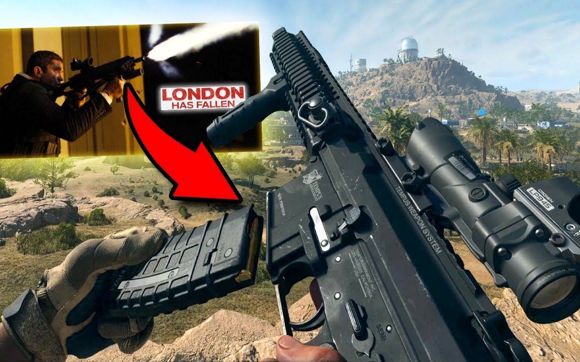 战争夜视功能 国外版吃鸡太牛了改装神枪这是什么枪打出你手抖的感觉