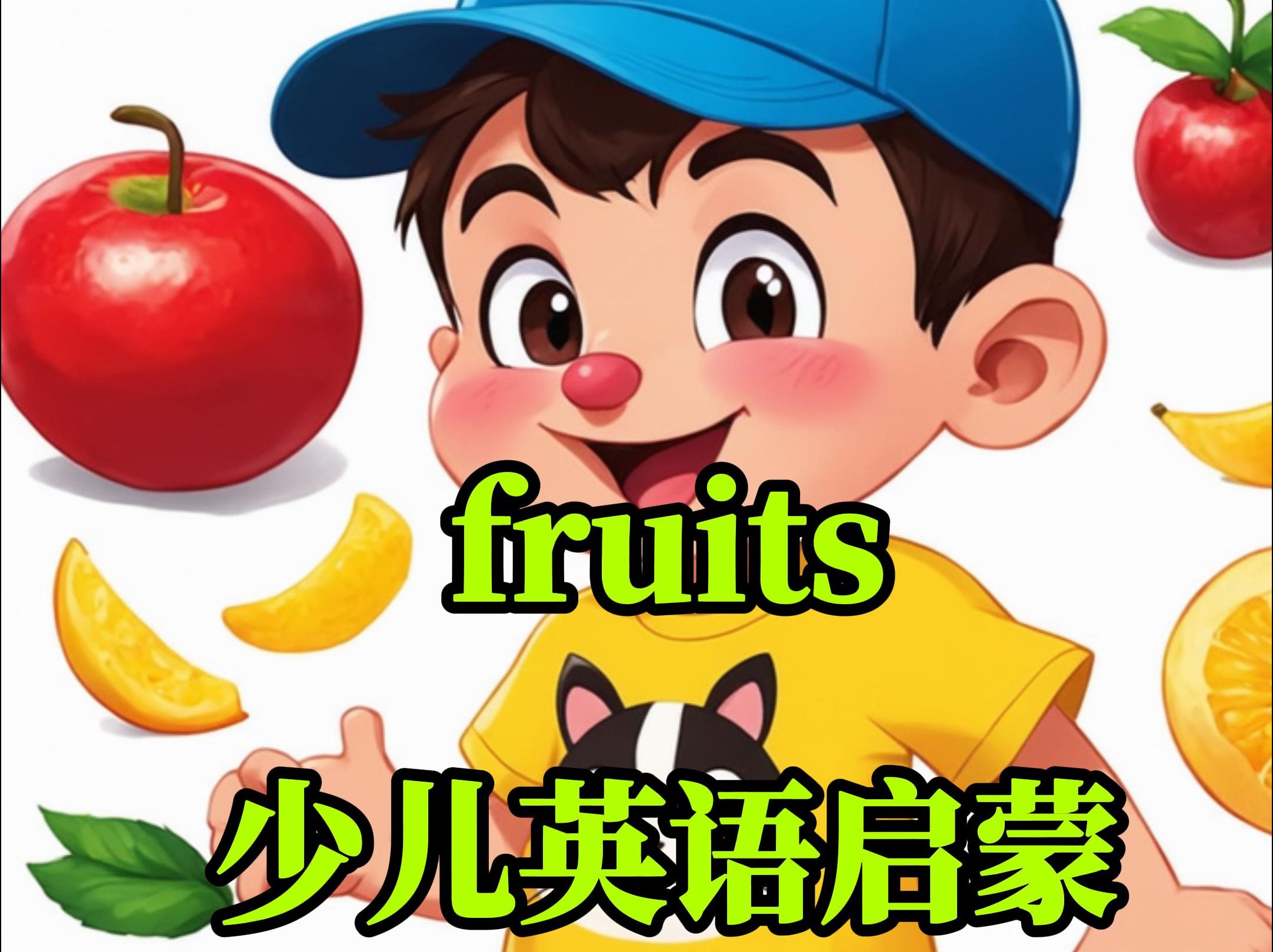 少儿英语启蒙  fruits哔哩哔哩bilibili