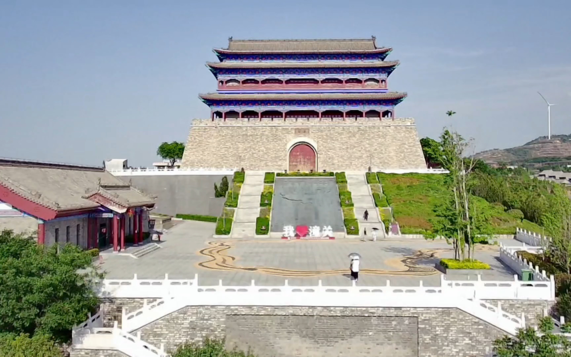 美丽的县城潼关我们来了,房车自驾游通关古城,品尝潼关肉夹膜,看古城