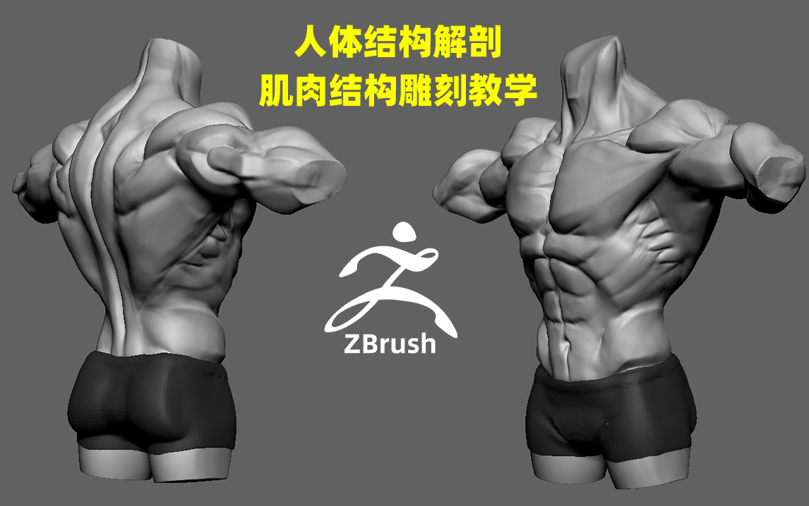 zbrush雕刻人物建模干货教学