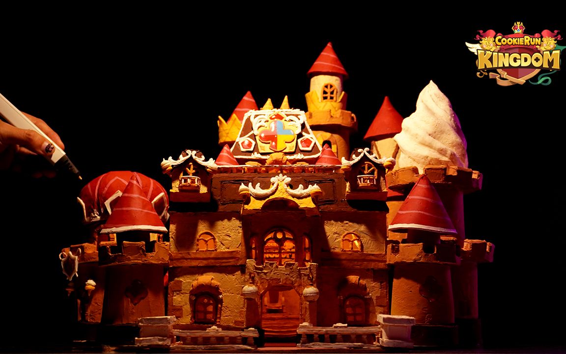 3d笔打造的饼干城堡,想来一口吗?_哔哩哔哩_bilibili