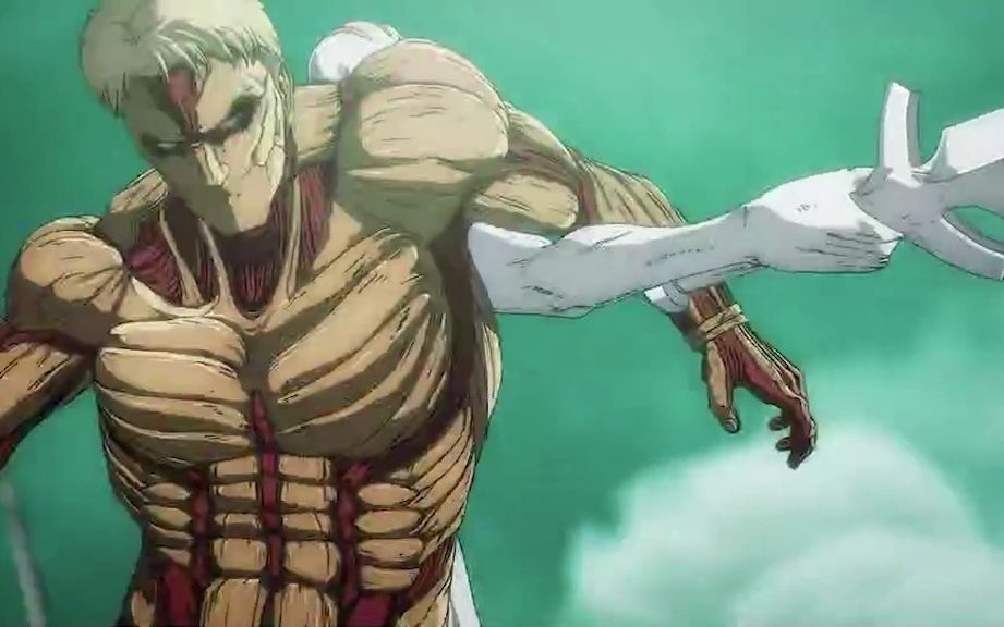 悬溺一响,莱纳登场,无敌的铠之巨人,我tm莱纳!