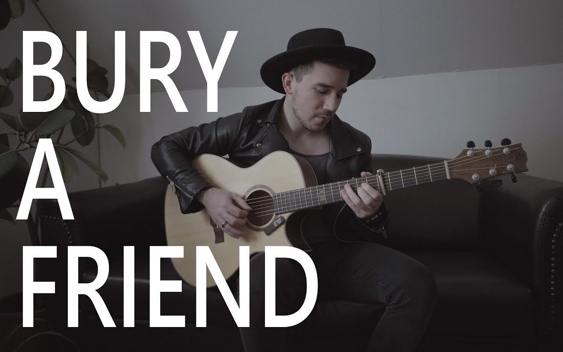 用吉他演绎billie eilish的《bury a friend》又是怎样的感觉?吹爆!