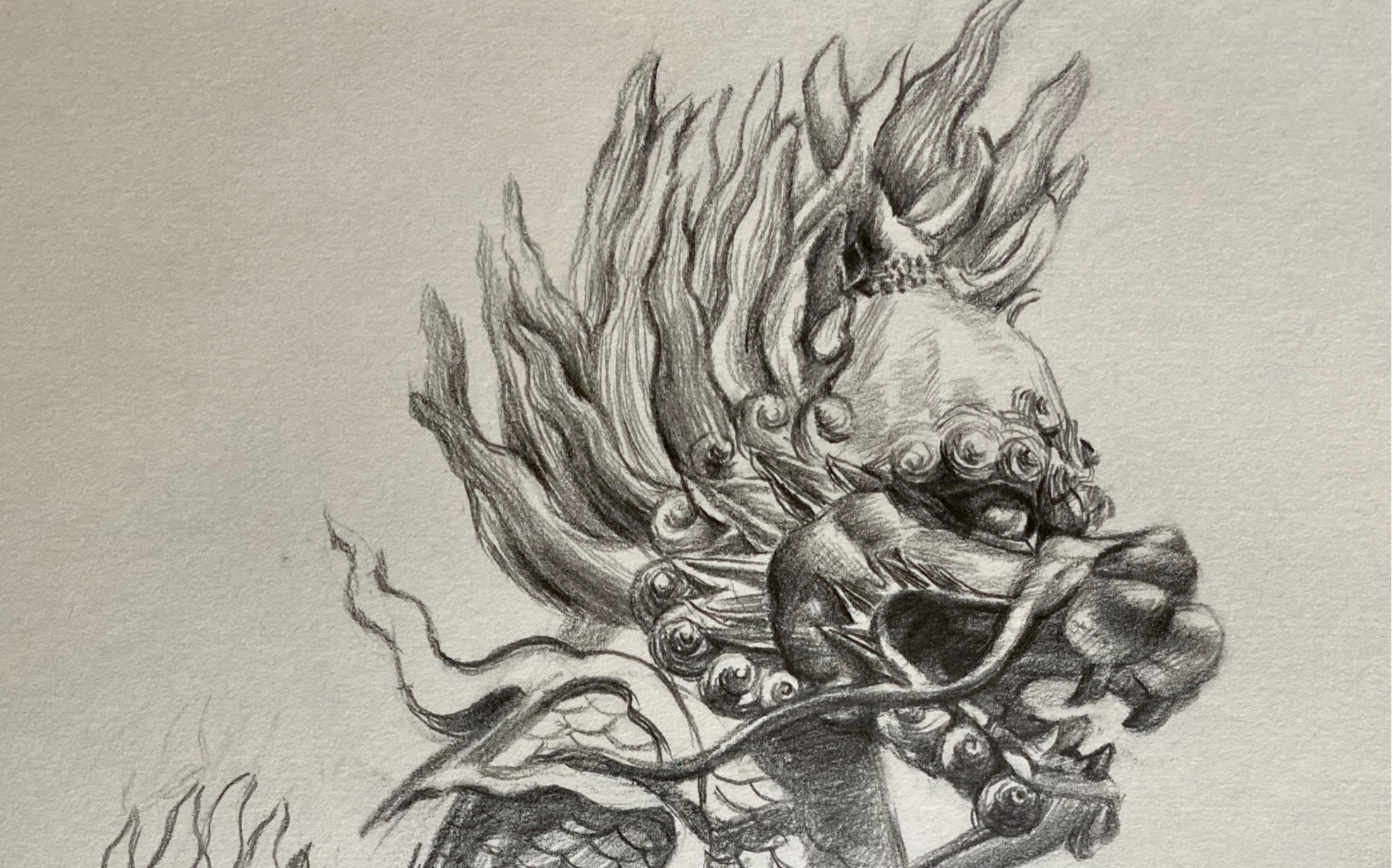 速写 古代神迹 故宫神像写生速写 唐三彩天王