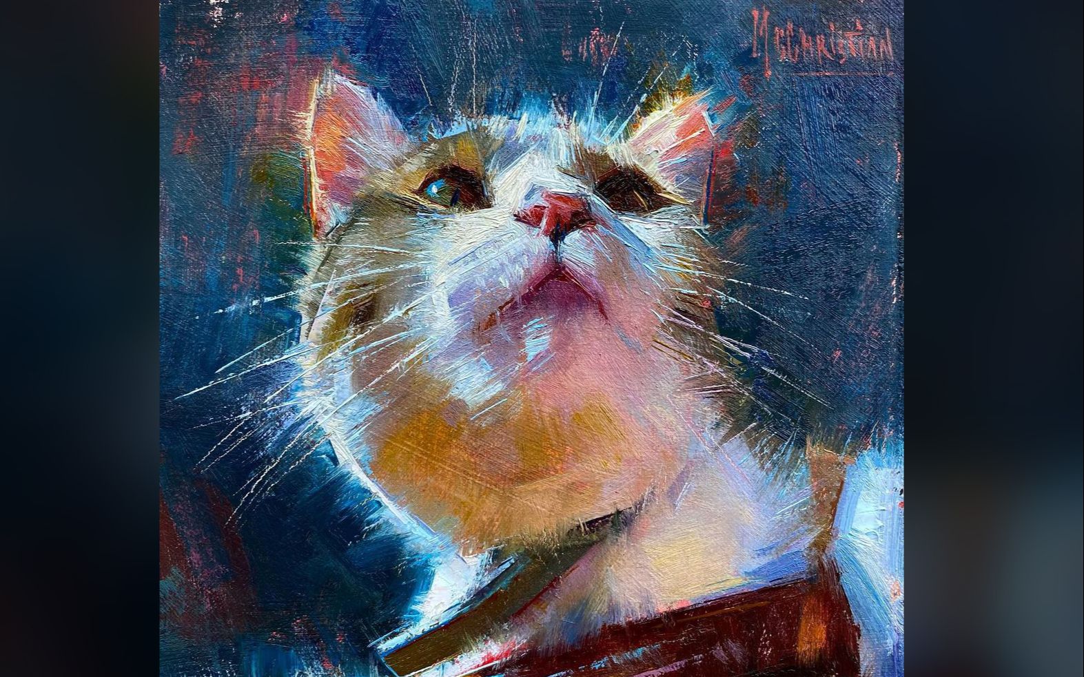 女油画家jennifer mcchristian——猫咪绘画过程