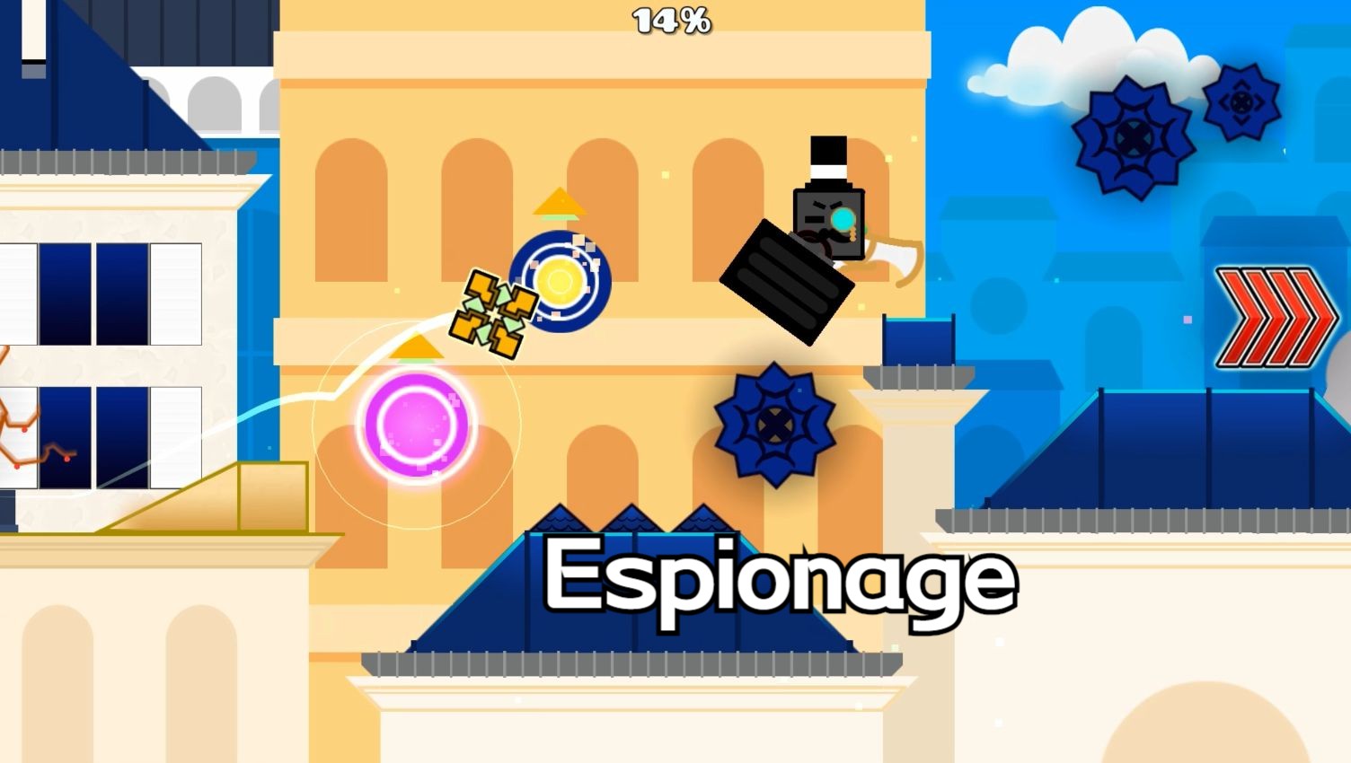 【几何冲刺】gd世界的童话一则『espionage』by subwoofer | 60hz