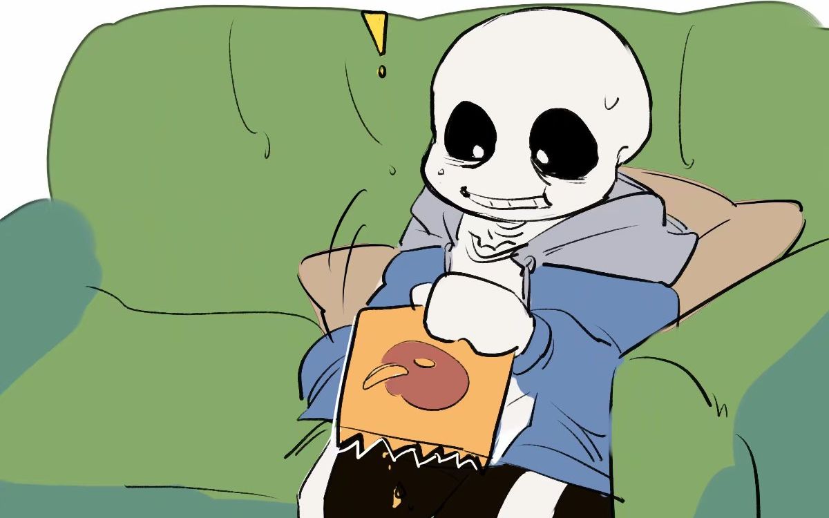 ut漫画配音当sans吃完了薯片