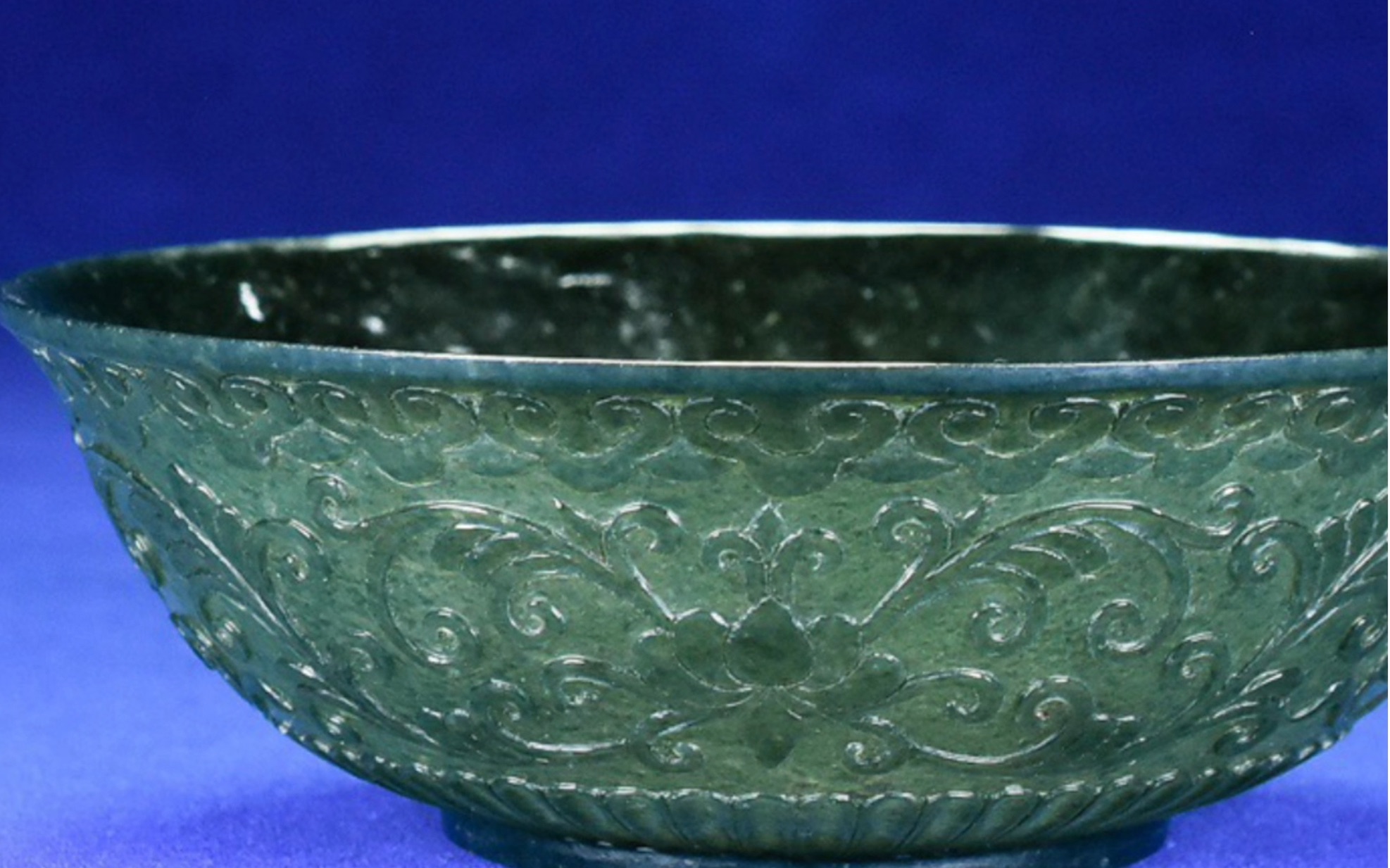 古玉老玉和田玉 花草碗