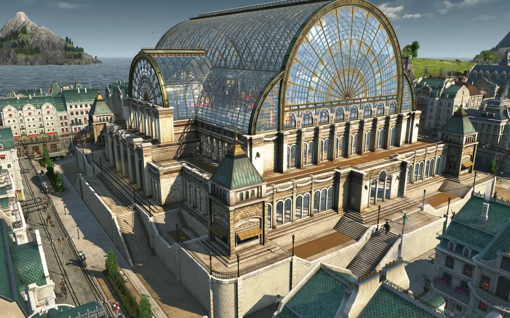 活动作品anno1800世博会近景