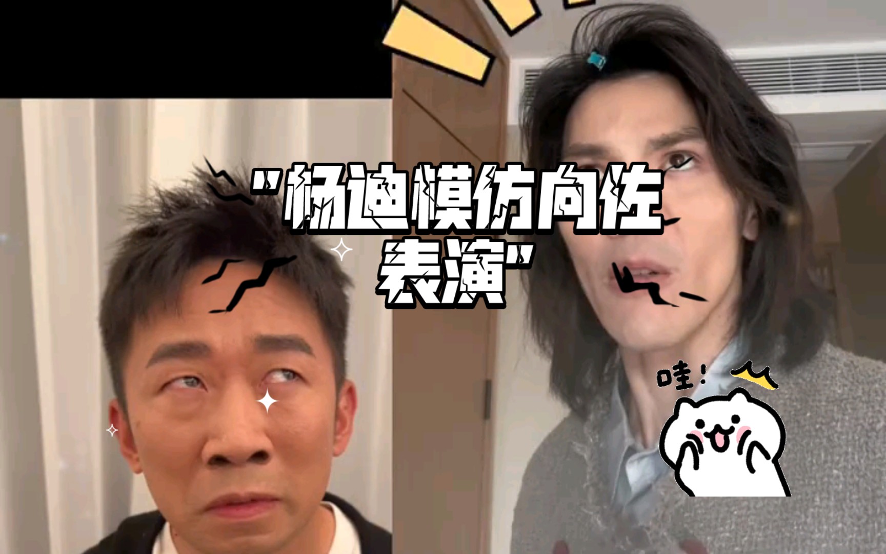 杨迪模仿向佐表演