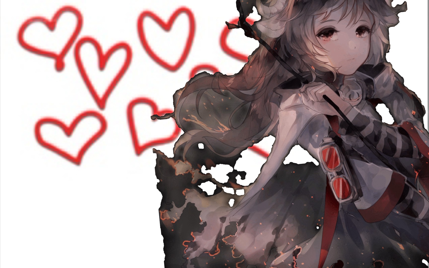 「明日方舟」给小羊打芯片当然要摆爱心吖