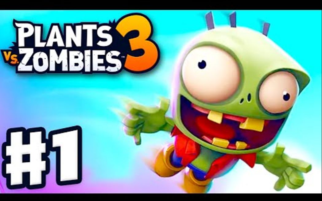 《植物大战僵尸3》试玩(新植物,新僵尸)Plants vs. Zombies 3  Gameplay Walkthrough Part 1 手机游戏热门视频