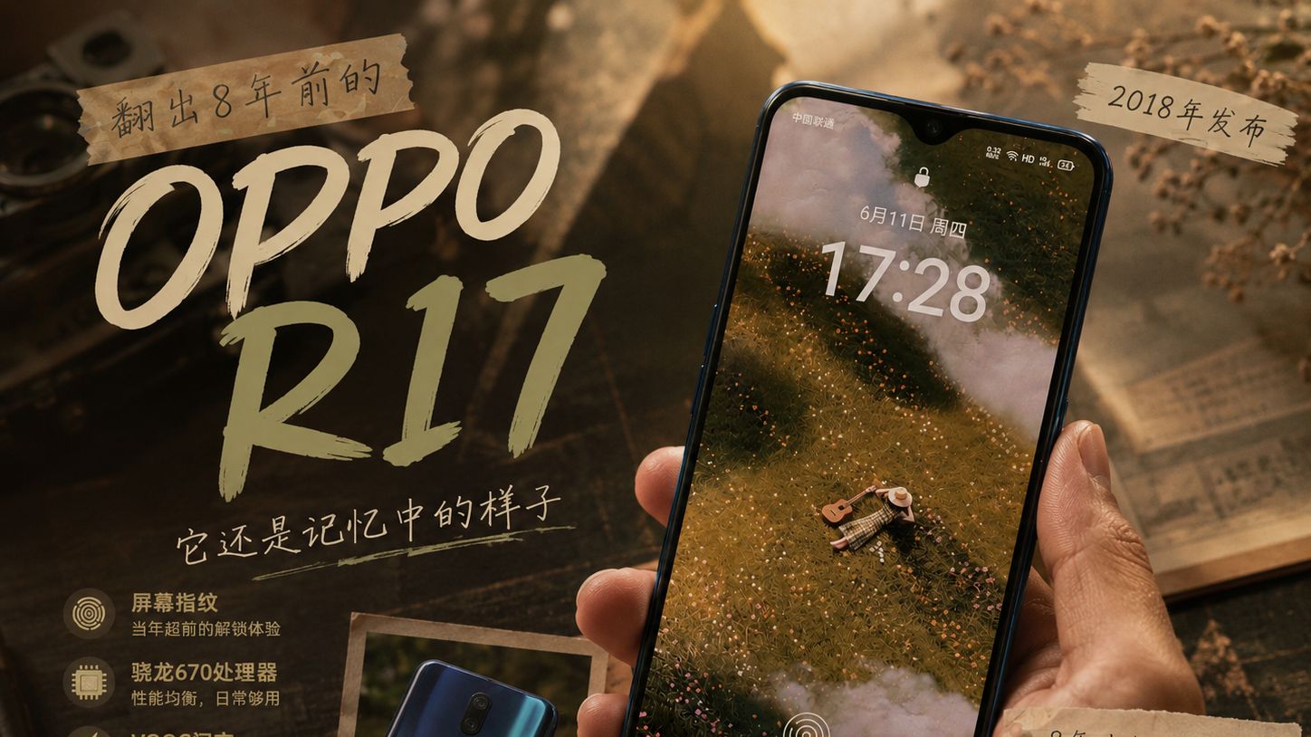 2018年的OPPO R17,现在看居然一点不过时