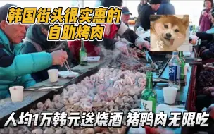 Télécharger la video: 韩国人均1万韩元的铁板猪杂，里面还有鸭肉，送一瓶烧酒可无限吃