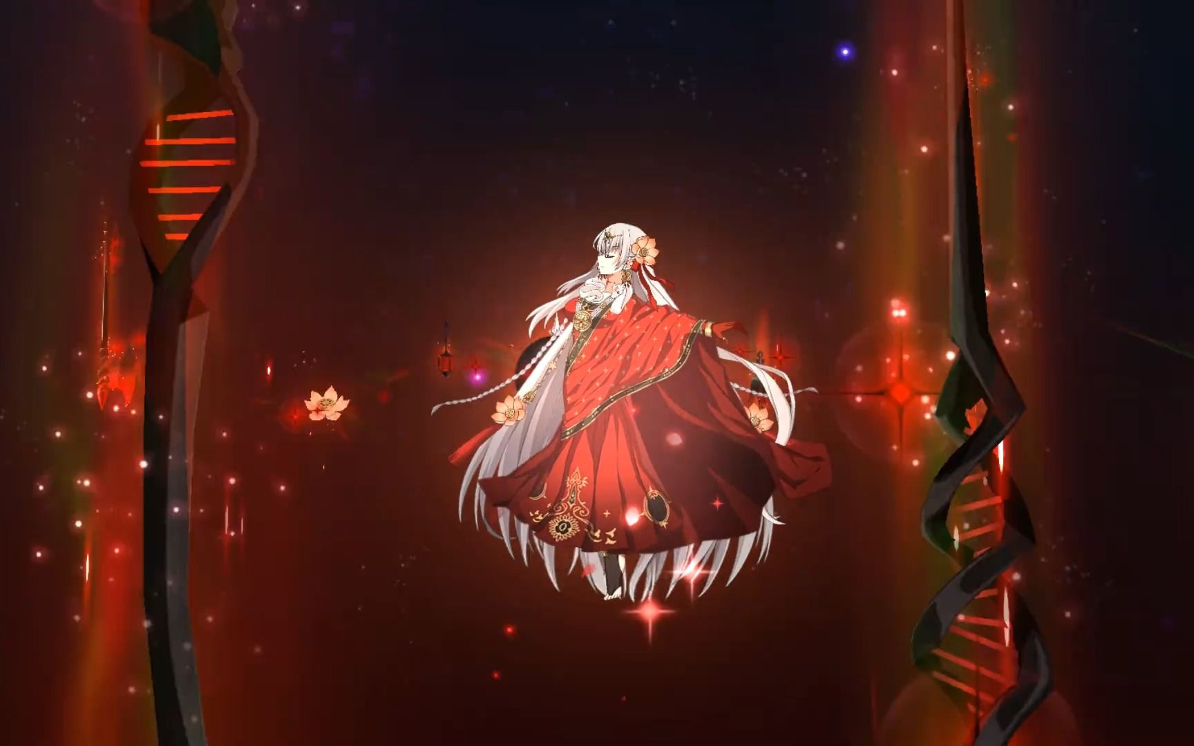 【FGO】五星弓兵难近母/迦梨 1-3破三连攻击+技能发动+宝具攻击动画