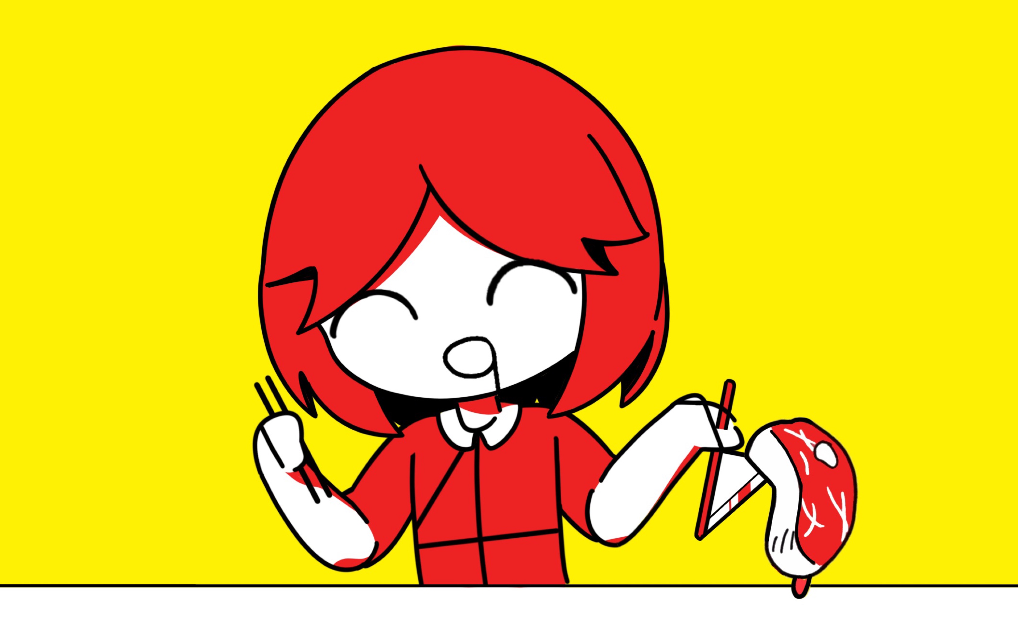 【数字拟人oc手书】4的butcher vanity(虚荣屠夫)