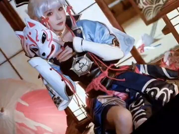 [图]爆机少女喵小吉  cos 原神 神里绫华