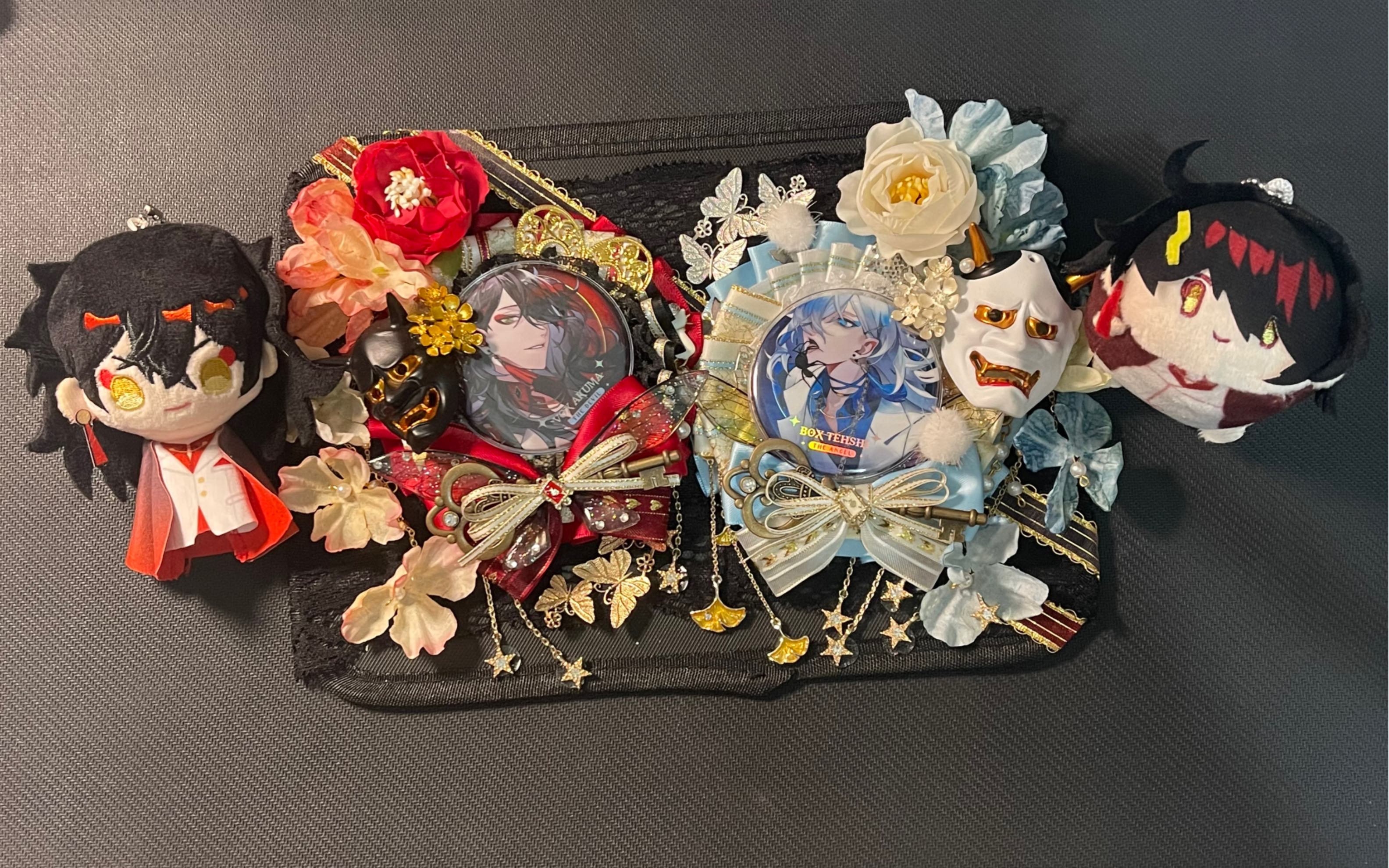 2022cpsp现场|彩虹社luxiem|vox akuma概念元素痛包,扎包设计过程