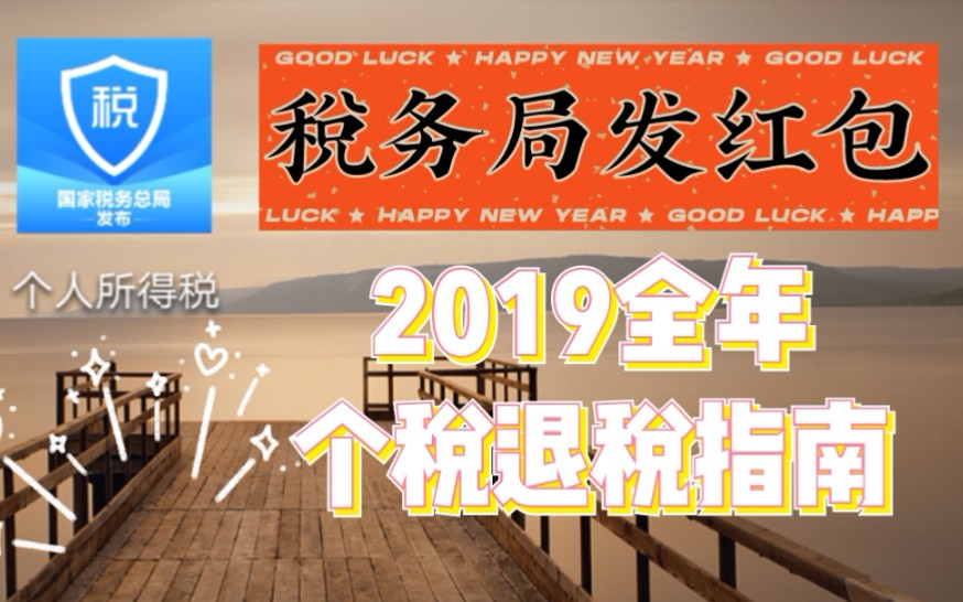 个税退税开始!国家给你发一笔钱!年收入不足6万元也能退!个人所得税退税操作指南哔哩哔哩bilibili