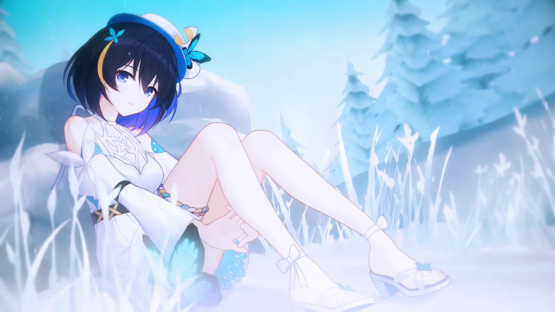 [1080p/4k 78]夏雪铃兰-希儿 动态桌面