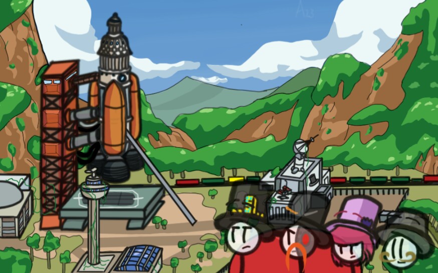 亨利火柴人摸得礼帽帮基地