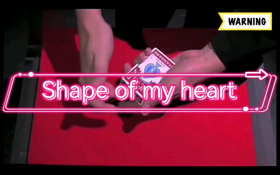 [图]Shape of my heart纸牌表演-Jamie Allan