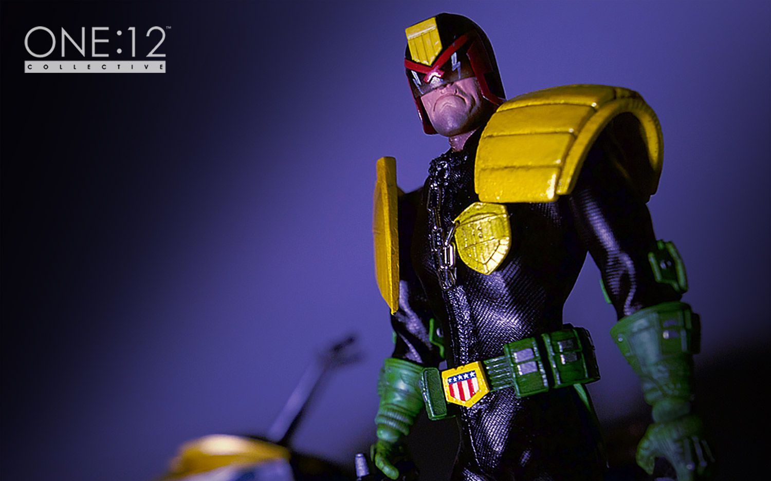 mezco 特警判官&法王机车 judge dredd and lawmaster one:12