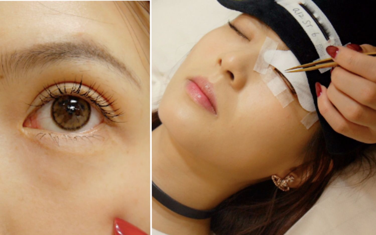 接睫毛的视频来啦!跟我一起体验接睫毛的过程吧