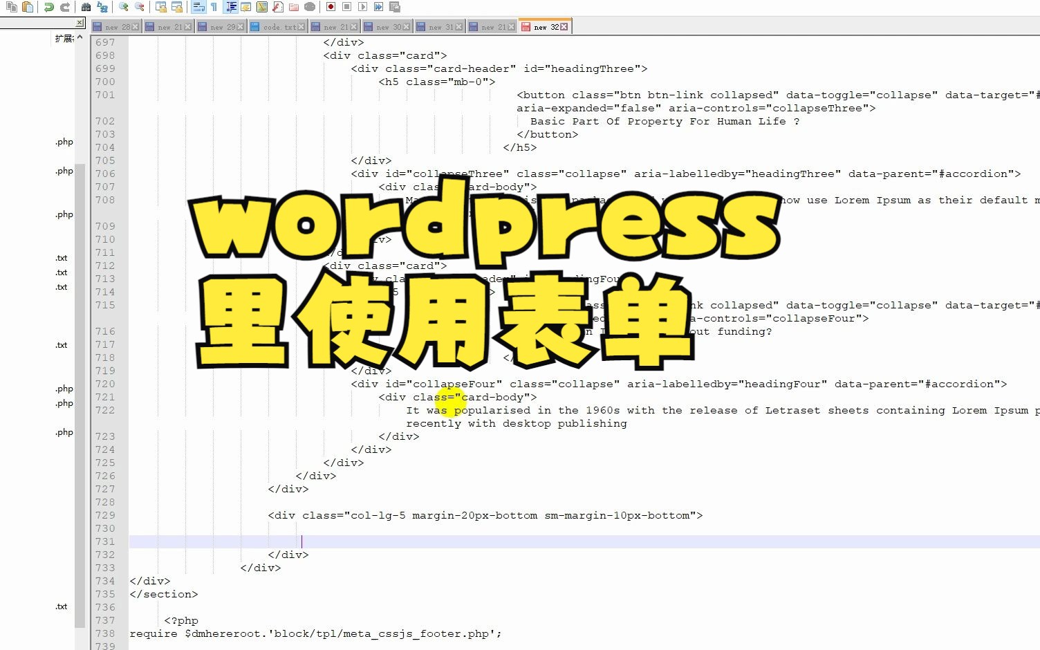 4 wordpress里使用表单哔哩哔哩bilibili