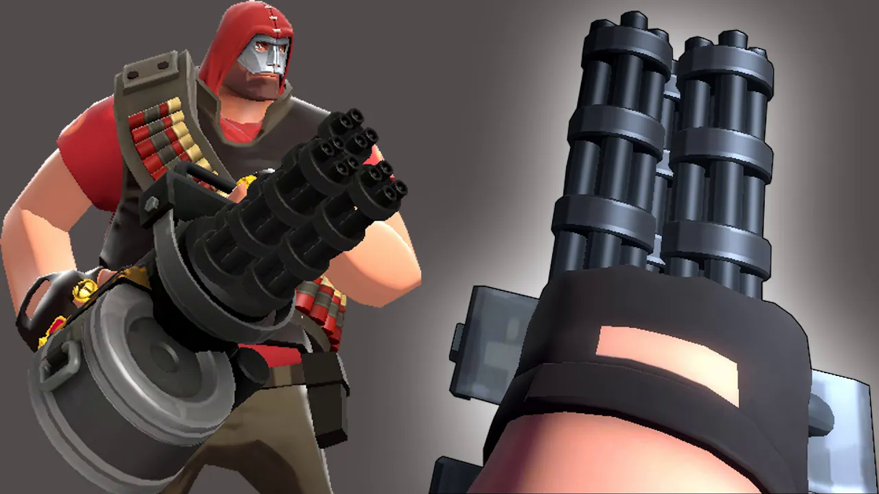 【zhain custom weapons】tf2 heavy cerberus minigun