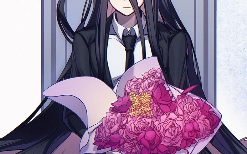 【绘画过程】【日向创/神座出流】献给xxxx的花束【ps/csp】_哔哩哔哩