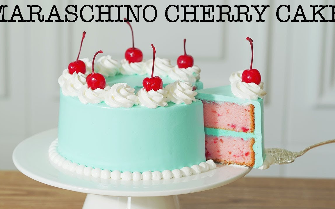 【joconde】(中字)酒渍樱桃蛋糕~|maraschino cherry cake