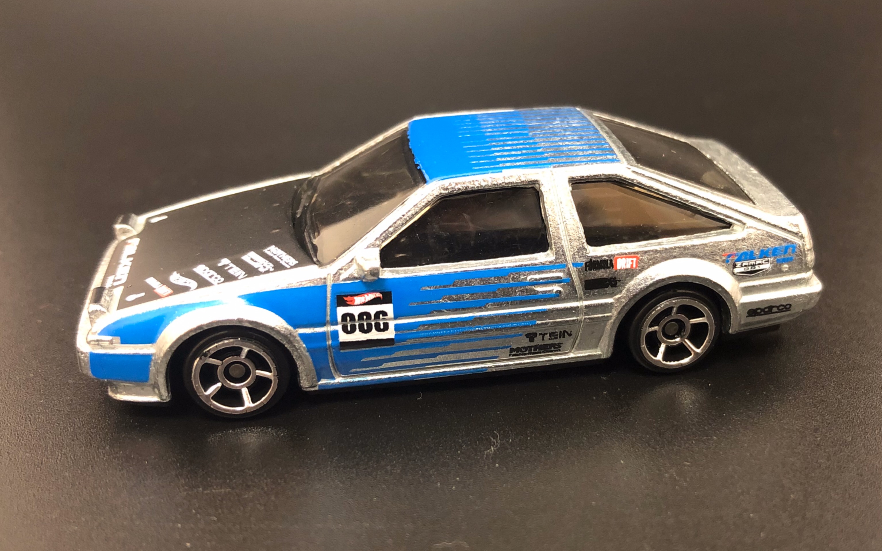 hotwheels风火轮toyota ae86 zamac提前到手体验