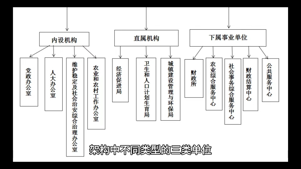 政府的组成部门、直属机构、直属事业单位有什么不同?哔哩哔哩bilibili