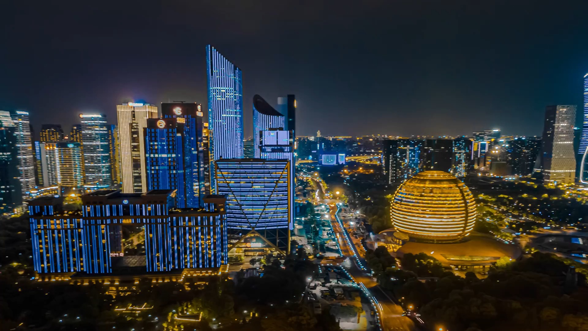 杭州夜景摄影