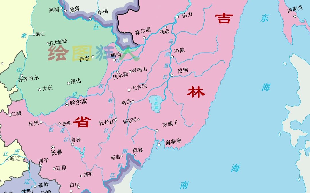 [图]大吉林省1820年+现今