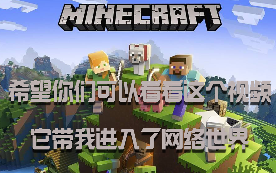 [图]【Minecraft/感动/震撼】一个普通玩家的自述，谢谢你《我的世界》